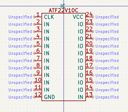 ATF22V10C Symbol