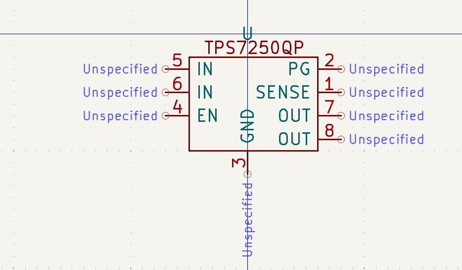 TPS7250QP Symbol