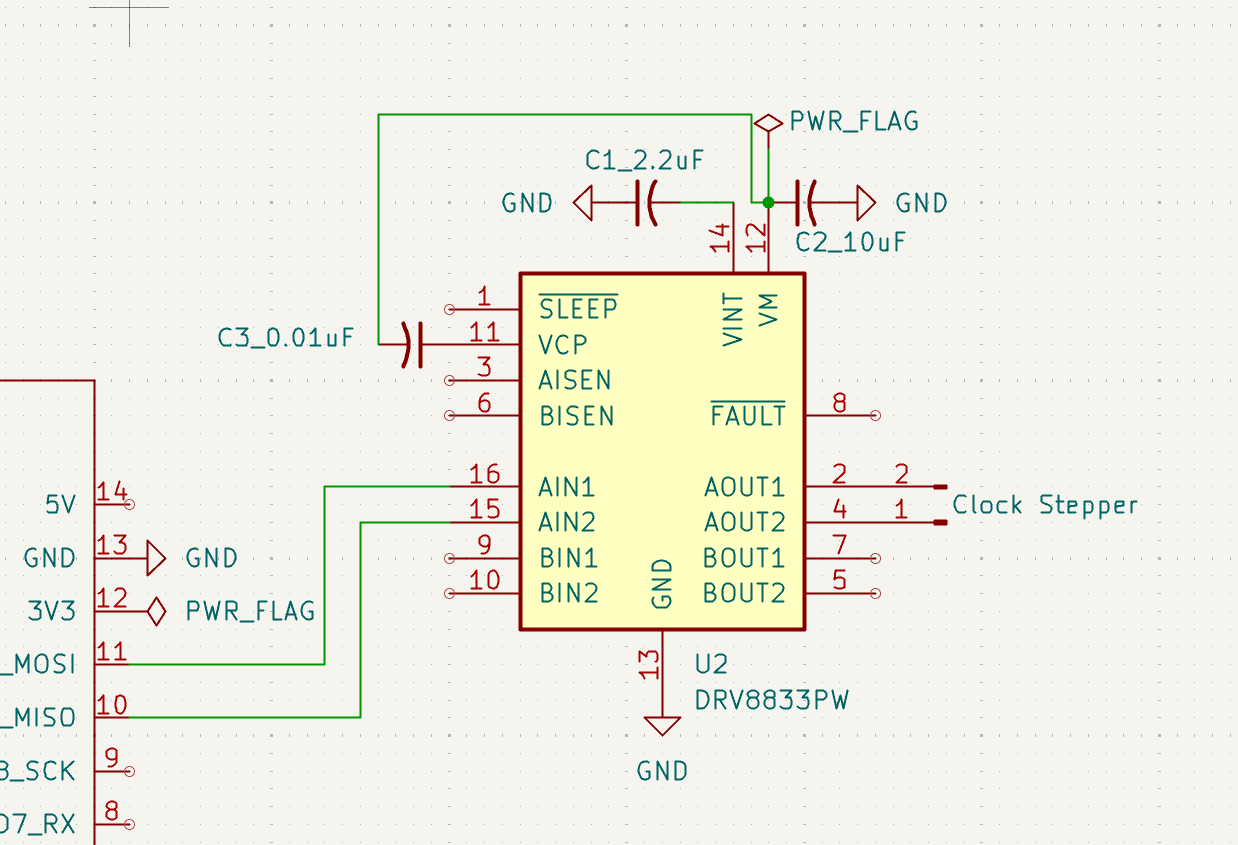 DRV8833 First Schematic