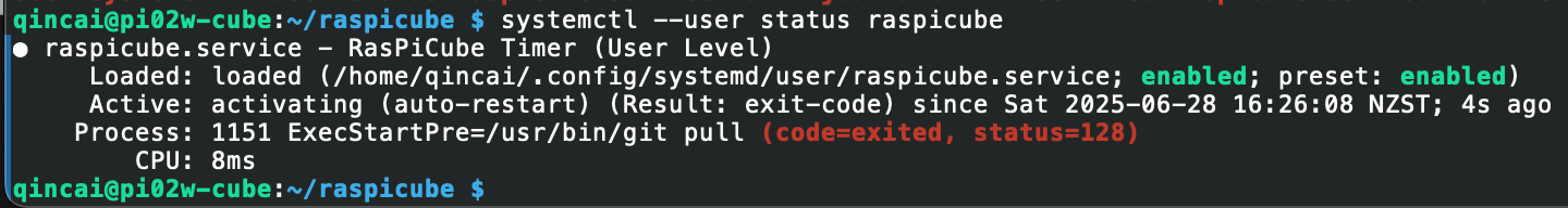 git pull error