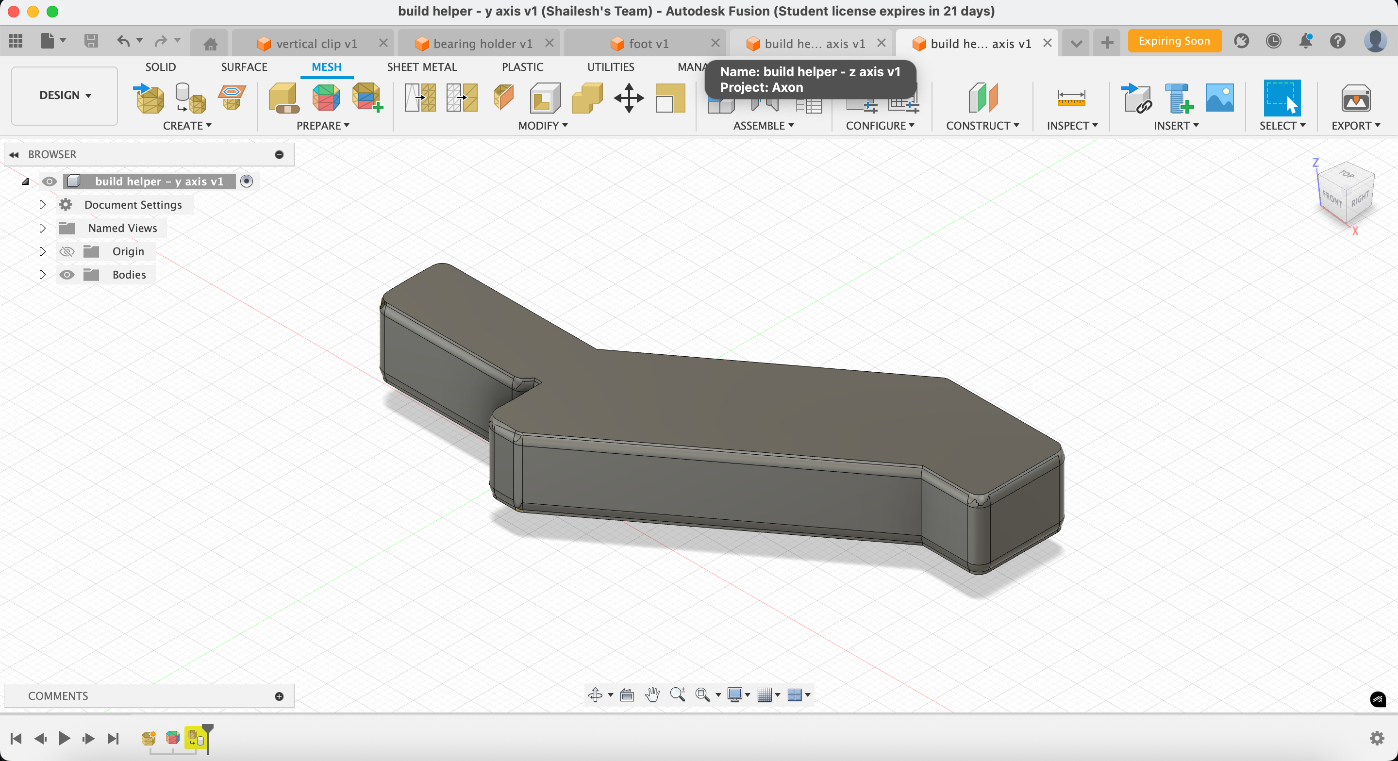structure build helper y-axis