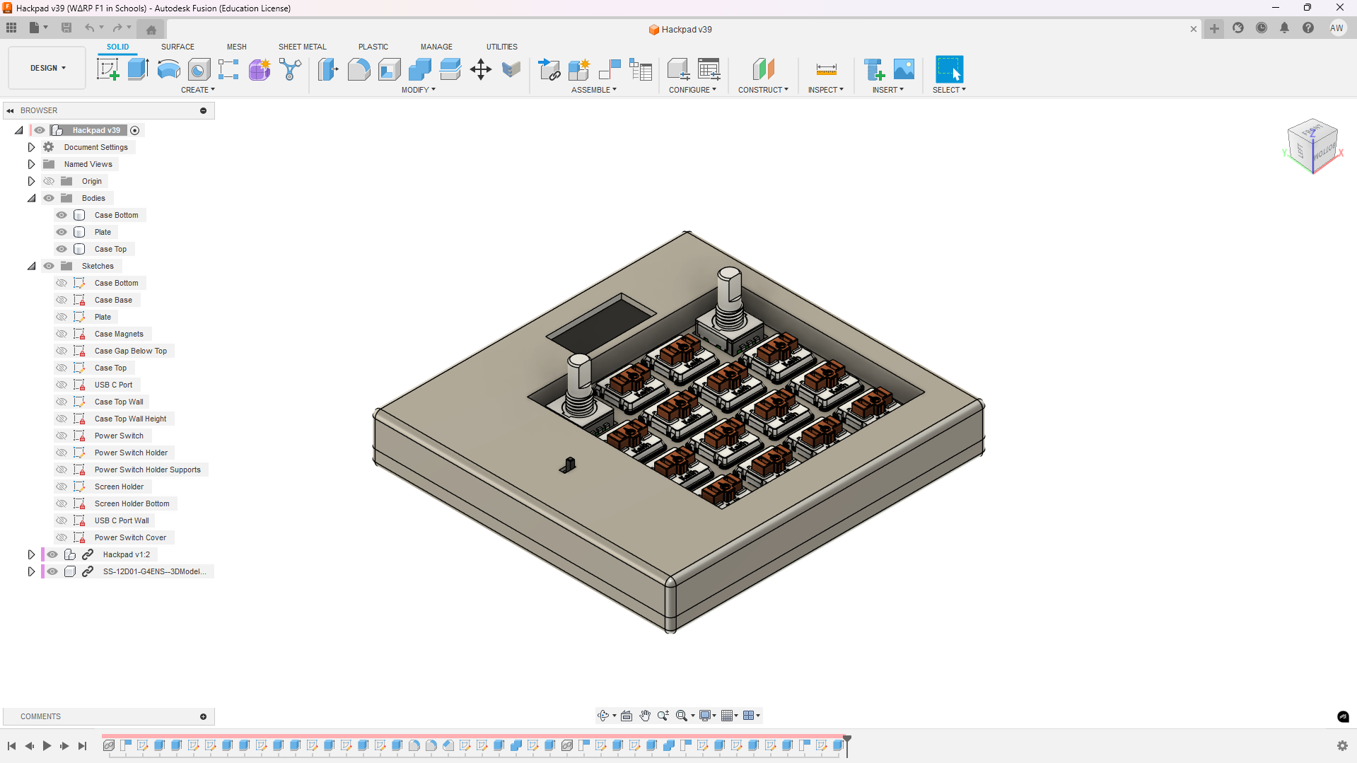 final 3d case model